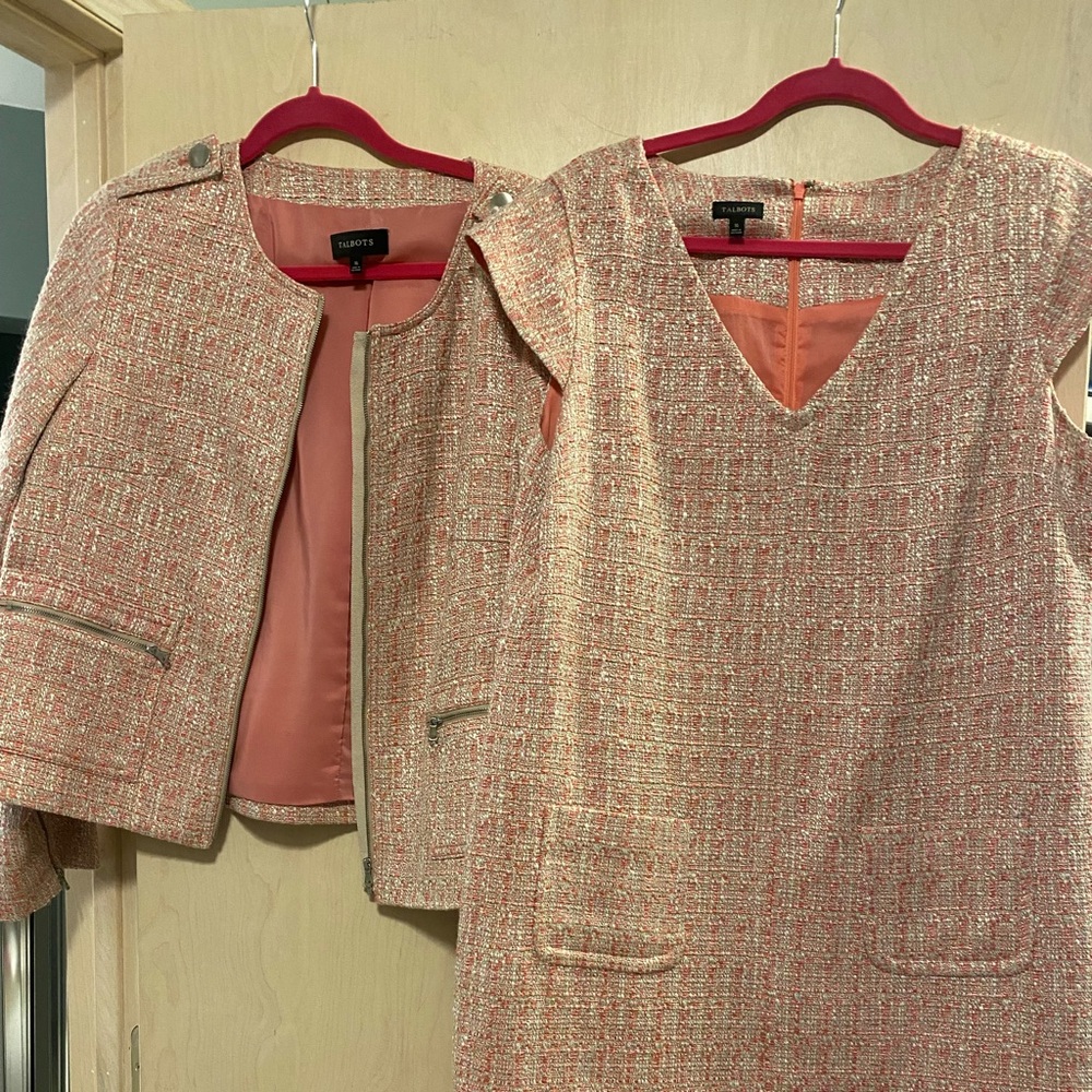 Talbots dress and jacket set